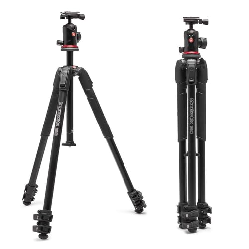 Manfrotto 190X AS, 3-teiliges Aluminium Kamerastativ, Tripod-Kit mit Kugelkopf, 10 kg Traglast, Arca-Swiss Platte, Quick Power Lock, für DSLR und spiegellose Kamera, Stativ für Kamera, Fotostativ Manfrotto 190X AS, 3-teiliges Aluminium Kamerastativ, Tripod-Kit mit Kugelkopf, 10 kg Traglast, Arca-Swiss Platte, Quick Power Lock, für DSLR und spiegellose Kamera, Stativ für Kamera, Fotostativ von Manfrotto