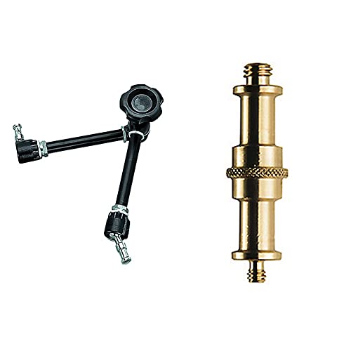 Manfrotto 244N Magic Arm M. Feststellknopf, schwarz & Adapter-Zapfen (16 mm) von Manfrotto