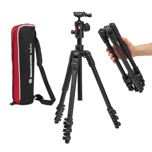 Manfrotto Befree Advanced AS, Kamerastativ, Hebelverschluss, kompatibel mit Arca-Swiss, tragbares, kompaktes Reisestativ-Set, Kugelkopf, Aluminium-Stativ für DSLR, spiegellose Kameras, Kamerazubehör Manfrotto Befree Advanced AS, Kamerastativ, Hebelverschluss, kompatibel mit Arca-Swiss, tragbares, kompaktes Reisestativ-Set, Kugelkopf, Aluminium-Stativ für DSLR, spiegellose Kameras, Kamerazubehör von Manfrotto