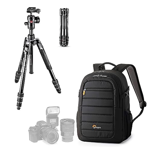 Manfrotto Befree Advanced Foto-Reisestativ-Kit mit Drehverschluss, Aluminium, Kugelkopf und Lowepro Tahoe 150 Rucksack, für DSLR mit Objektiv, CSC, spiegellose Kameras, 10-Zoll-Tablet, Zubehör Manfrotto Befree Advanced Foto-Reisestativ-Kit mit Drehverschluss, Aluminium, Kugelkopf und Lowepro Tahoe 150 Rucksack, für DSLR mit Objektiv, CSC, spiegellose Kameras, 10-Zoll-Tablet, Zubehör von Manfrotto