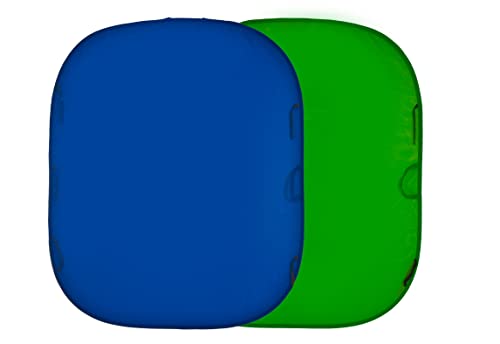 Manfrotto Chromakey Falthintergrund Doppelseitig Blau/Grün 150X180cm von Manfrotto