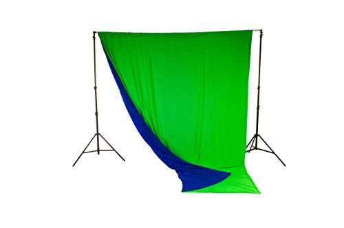 Manfrotto Chromakey Textilhintergrund Grün/Blau 300x350cm m. Schlaufe von Manfrotto