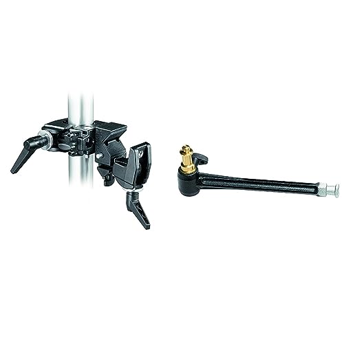 Manfrotto Doppel-Super Clamp 90¢ & Auslegerarm für Superclamp von Manfrotto