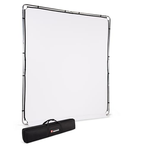 Manfrotto EzyFrame Fotografie/Video Großformat Falthintergrund Kit - 2 x 2,3 m Aluminium - kommt mit einem festen Transportkoffer - extrem portabel - LL LB7950 von Manfrotto