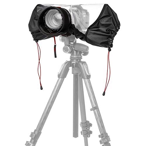 Manfrotto MB PL-E-702 Pro-Light Kamera Regenschutz für DSLR-Kameras, auch für Spiegelreflexkameras mit Professionellem Objektiv, Wasserdicht, Schutz vor Staub und Regen - Schwarz/Anthrazit von Manfrotto