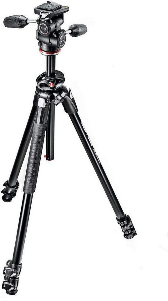 Manfrotto MK290DUA3-3W DUAL Alu-Stativ inkl. MH804-3W Neiger Stativhalterung von Manfrotto