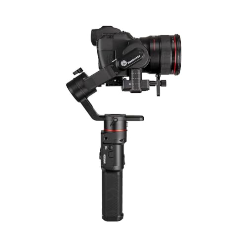 Manfrotto MVG220, tragbarer professioneller 3-Achsen Gimbal-Stabilisator für spiegellose Kameras und Spiegelreflexkameras, flexibel, hält bis zu 2,2 kg, perfekt für Fotografen, Vlogger und Blogger von Manfrotto