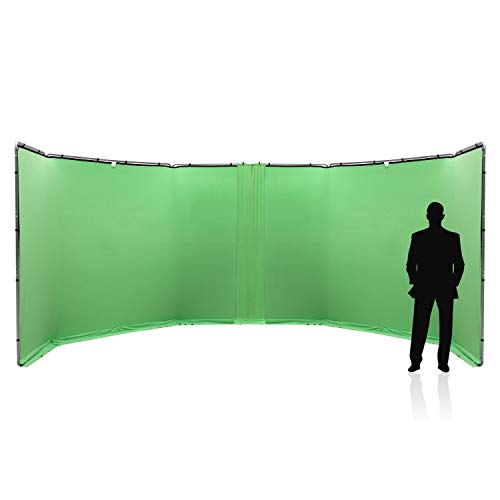 Manfrotto Panoramic Background Connection Kit 2.3m Chroma Key Green von Manfrotto