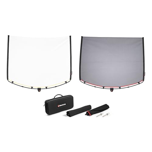 Manfrotto Rapid Flag Kit - 24" x 36" - 60 cm x 91 cm - RapidExoframes- Rapid Assembly Alu-Rahmen - inkl. kompakter Tragetasche - Ultra-Portable - LL LR1912 von Manfrotto