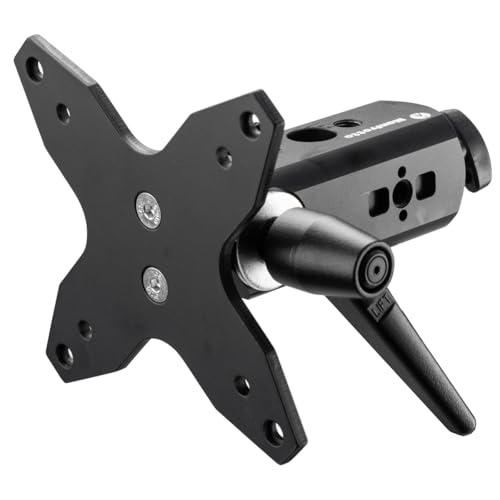 Manfrotto TetherGear VESA Monitorhalterung, TV-Halterung, Beleuchtungsständerbefestigung, bis zu 30kg, 3/8" Gewindebohrung, 16mm Fem., 75x75mm und 100x100mm VESA Kompatibilität, MLTSA1001B Manfrotto TetherGear VESA Monitorhalterung, TV-Halterung, Beleuchtungsständerbefestigung, bis zu 30kg, 3/8" Gewindebohrung, 16mm Fem., 75x75mm und 100x100mm VESA Kompatibilität, MLTSA1001B von Manfrotto