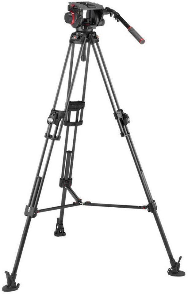 Manfrotto Videokopf 509 mit Stativ 645 Fast Twin Carbon Stativhalterung Manfrotto Videokopf 509 mit Stativ 645 Fast Twin Carbon Stativhalterung von Manfrotto