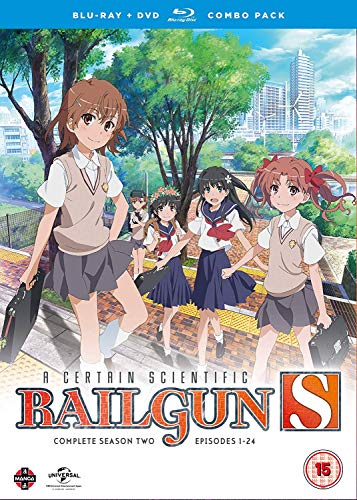 A Certain Scientific Railgun Complete Season 2 Collection (Episodes 1-24) Blu-ray/DVD Combo von Manga Entertainment
