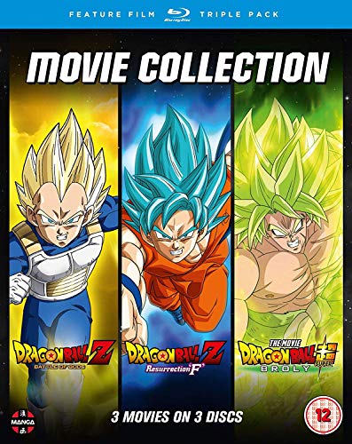 Dragon Ball Movie Trilogy (Battle Of Gods, Resurrection F , Broly) [Blu-ray] von Manga Entertainment