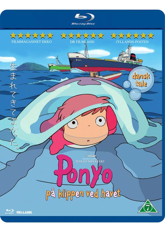 Ponyo på klippen ved havet (Blu-Ray) von Manga