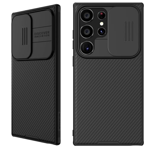 Mangix Handyhülle Schutzhülle für Samsung Galaxy S24 Ultra mit Schiebe-Kamera-Abdeckung, schmale Passform, dünne Polycarbonat-Schutzhülle, stoßfest Mangix Handyhülle Schutzhülle für Samsung Galaxy S24 Ultra mit Schiebe-Kamera-Abdeckung, schmale Passform, dünne Polycarbonat-Schutzhülle, stoßfest von Mangix