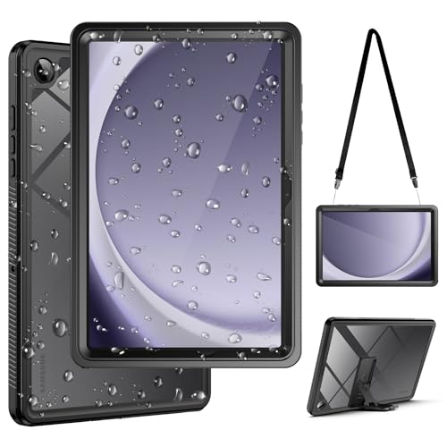 Wasserdichte Schutzhülle für Samsung Galaxy Tab A9 Plus 27,9 cm (11 Zoll) 5G 2023, integrierter Displayschutz, Ständer, stoßfeste Schutzhülle für Tablet A9+ 11 Zoll (SM-X210/X216/X218) von Mangix