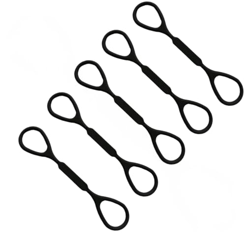 2 Stück Black Trigger Rubber für Trompete Musikinstrumente Sound Change Silikon Seil Trompete Zubehör von Mangobuy