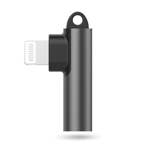 Mangotek iPhone Kopfhörer-Adapter, Apple MFi-zertifizierter Lightning auf 3,5-mm-Kopfhöreranschluss-Adapter, Kopfhörer-Adapter auf iPhone, Dongle für iPhone 14/13/12/11/11 Pro Max/SE/X/XR/XS/8/7 von Mangotek