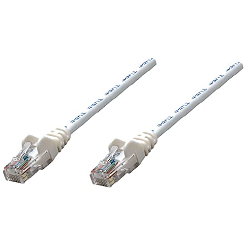 Intellinet Network Solutions Cat5e RJ-45 Stecker/RJ-45 Stecker UTP Netzwerk-Patchkabel, 2,1 m (320689), Weiß von Manhattan