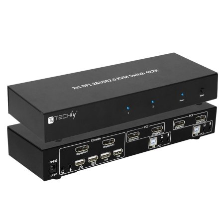 MANHATTAN 2-Port DisplayPort Dual-Monitor KVM-Switch 4K@60Hz MANHATTAN 2-Port DisplayPort Dual-Monitor KVM-Switch 4K@60Hz von Manhattan