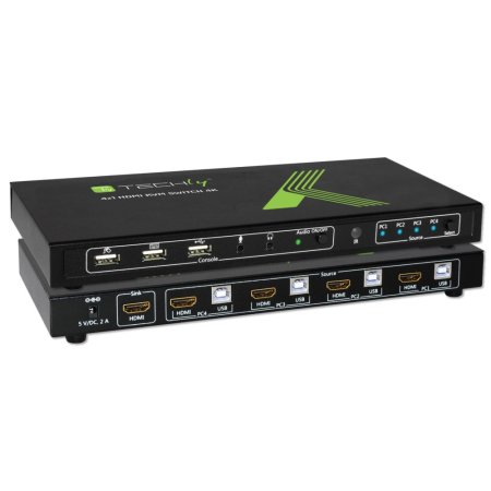 MANHATTAN 4-Port HDMI KVM-Switch 4K@30Hz von Manhattan