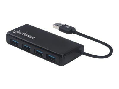 MANHATTAN 4-Port USB 3.2 Gen 1 Hub USB-A St./ 4x A-Buchse MANHATTAN 4-Port USB 3.2 Gen 1 Hub USB-A St./ 4x A-Buchse von Manhattan