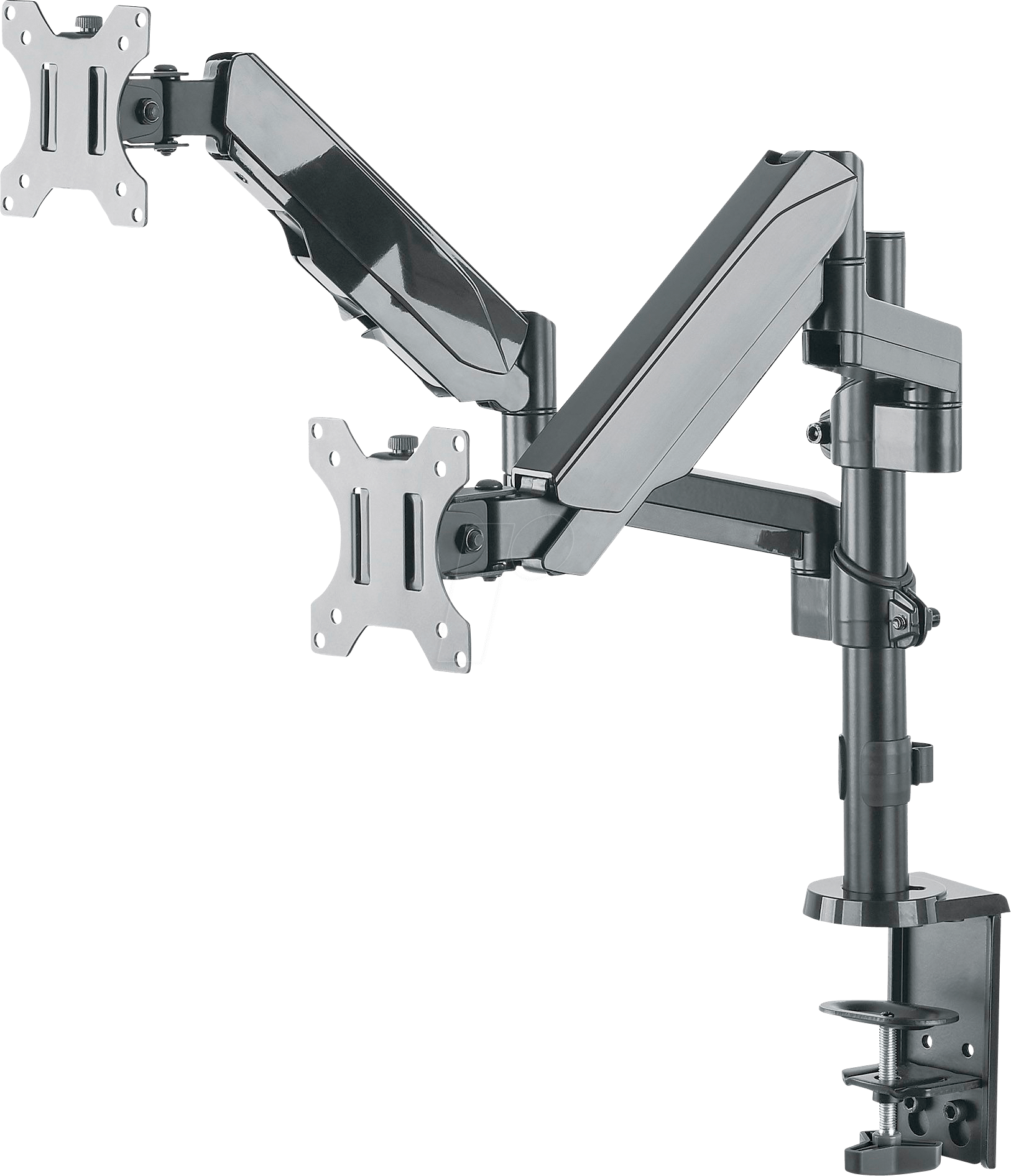 MANHATTAN 461597 - Tischhalterung für 2 Monitore, 17'' - 32'', Gasdruckfeder von Manhattan