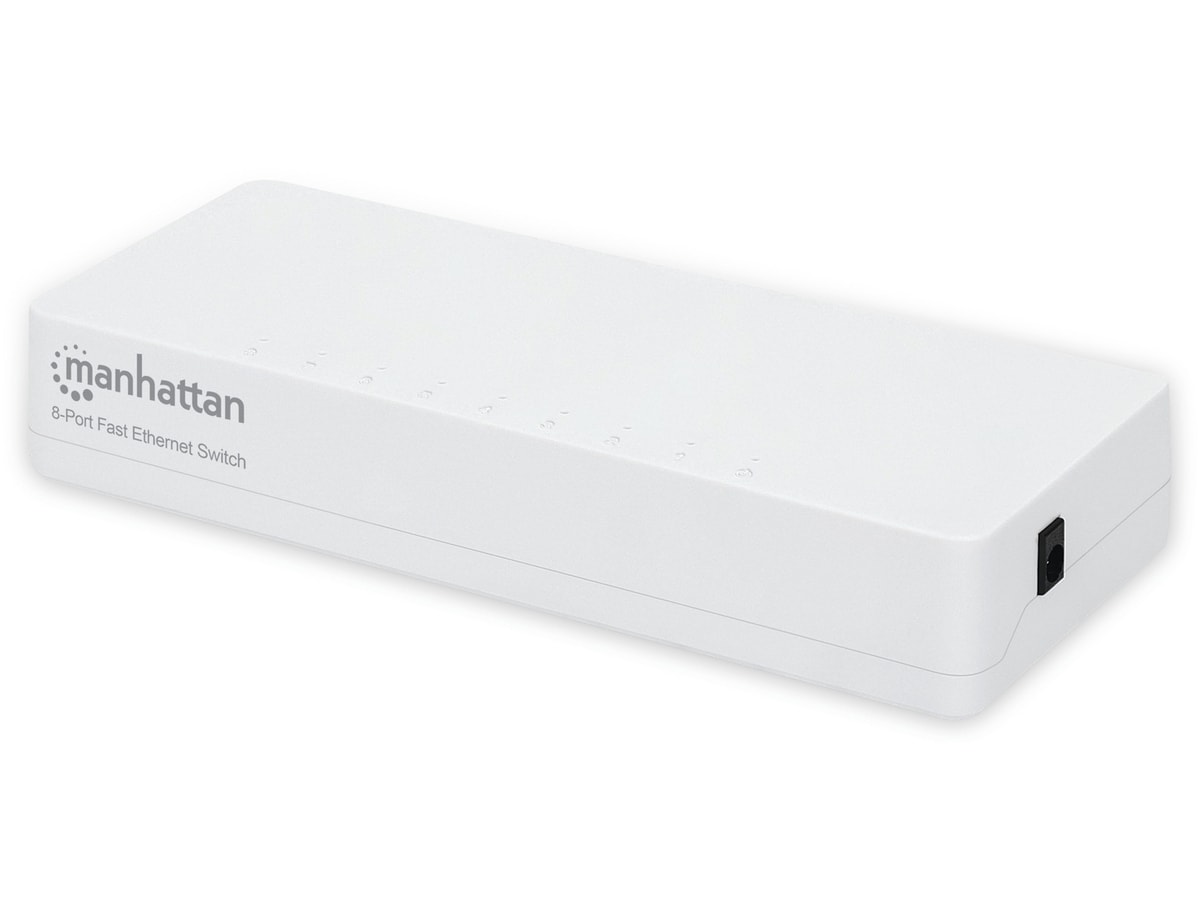 MANHATTAN Fast Ethernet Switch, 8-Port, weiß von Manhattan