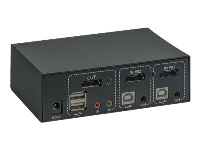 MANHATTAN KVM Switch 2-Port DisplayPort 4K@60Hz von Manhattan