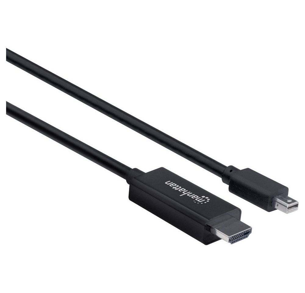 MANHATTAN Manhattan Mini-DisplayPort / HDMI Adapterkabel Mini DisplayPort Stecke HDMI-Kabel, (180.00 cm) von Manhattan