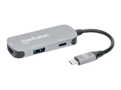 MANHATTAN USB-C auf HDMI 3-in-1 Docking-Konverter mit PD MANHATTAN USB-C auf HDMI 3-in-1 Docking-Konverter mit PD von Manhattan