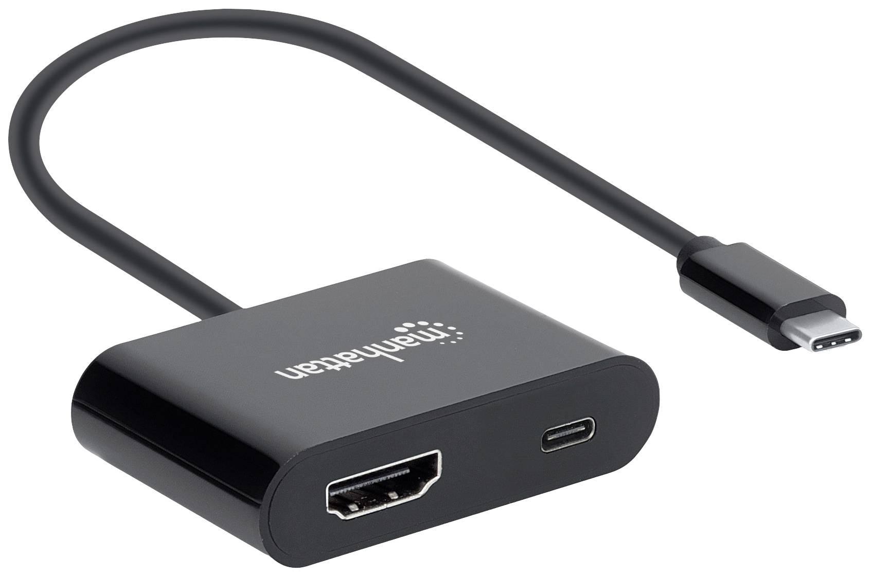 MANHATTAN USB-C auf HDMI-Konverter mit PD-Ladeport MANHATTAN USB-C auf HDMI-Konverter mit PD-Ladeport von Manhattan
