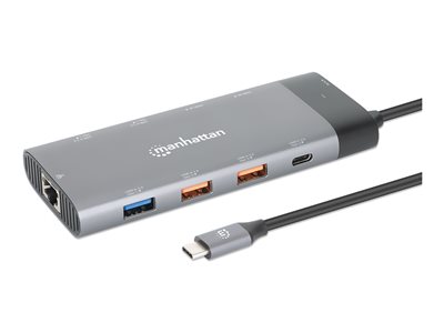 MH USB-C PD 10-in-1 2-Monitor 8K Docking MH USB-C PD 10-in-1 2-Monitor 8K Docking von Manhattan