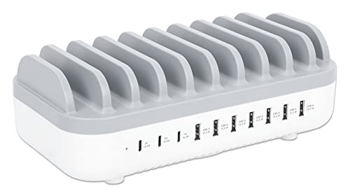 Manhattan 10-Port USB Power Delivery 120W Lade- und Managementsystem Station von Manhattan