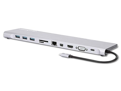 Manhattan 130578 USB-C™ 11-in-1 Dreifach-Monitor mit MST von Manhattan