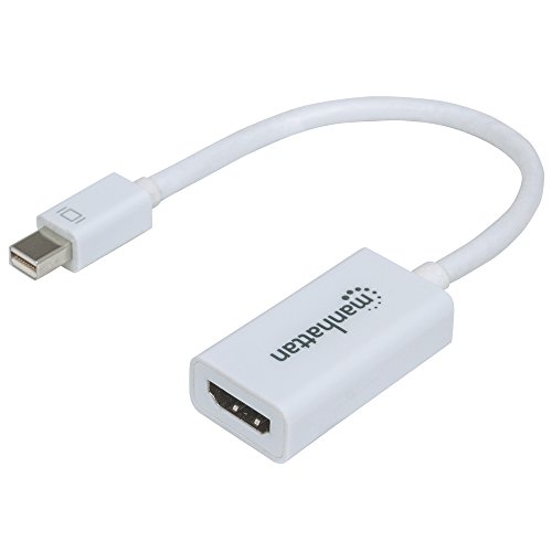 Manhattan 151399 Mini DisplayPort Stecker auf HDMI Buchse HDMI Adapter passiv weiß Manhattan 151399 Mini DisplayPort Stecker auf HDMI Buchse HDMI Adapter passiv weiß von Manhattan