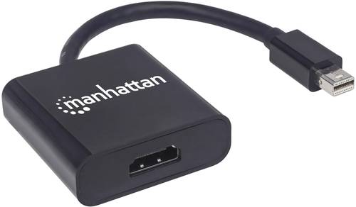 Manhattan 152570 Mini-DisplayPort Adapter [1x Mini-DisplayPort Stecker - 1x HDMI-Buchse] Schwarz Ges von Manhattan