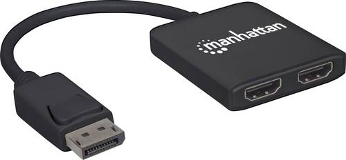 Manhattan 152716 2 Port DisplayPort-Splitter 3810 x 2160 Pixel von Manhattan