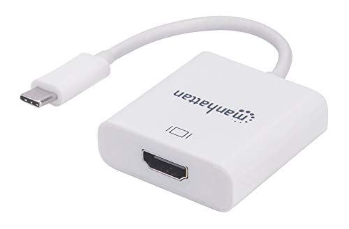 Manhattan 152921 USB 3.1 Typ C auf HDMI-Konverter Weiß von Manhattan