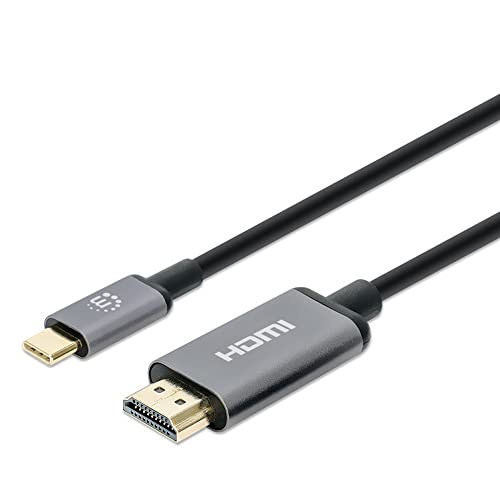 Manhattan 153607 Adapterkabel USB-C™ auf HDMI 4K@60Hz 2m Schwarz von Manhattan