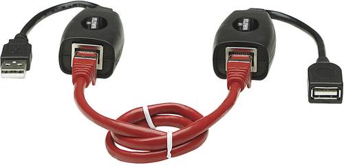 Manhattan 179300 USB 1.1 Extender (Verlängerung) über Netzwerkkabel RJ45 60m von Manhattan