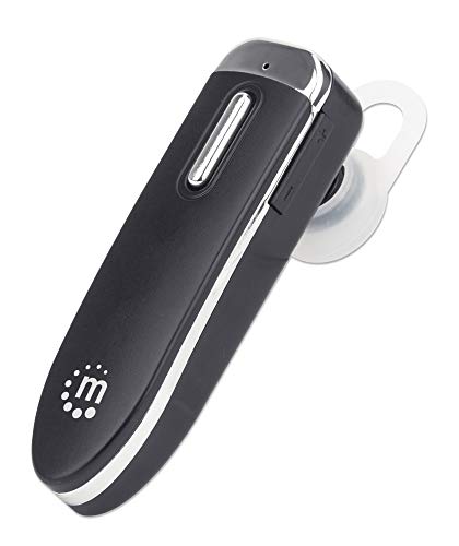 Manhattan 179553 Bluetooth®-Headset, In-Ear Design, omnidirektionales Mikrofon, integrierte Bedienelemente, schwarz von Manhattan
