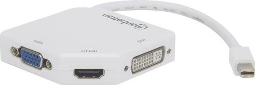 Manhattan 207362 Mini-DisplayPort Adapter [1x Mini-DisplayPort Stecker - 1x VGA-Buchse, HDMI-Buchse, von Manhattan