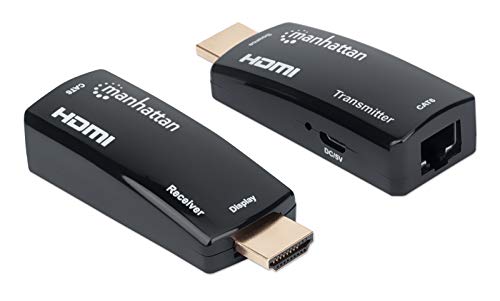 Manhattan 207539 HDMI Over Ethernet 1080p Kompakt Schwarz von Manhattan