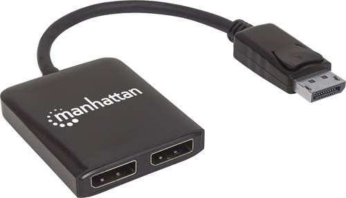 Manhattan 207768 2 Port DisplayPort-Splitter 3810 x 2160 Pixel von Manhattan