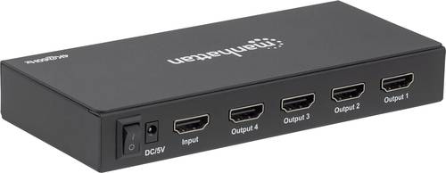 Manhattan 207805 4 Port HDMI-Splitter 4096 x 2160 Pixel Schwarz von Manhattan
