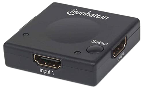 Manhattan 207911 1080p 2-Port HDMI-Switch Automatisches und manuelles Umschalten Schwarz Manhattan 207911 1080p 2-Port HDMI-Switch Automatisches und manuelles Umschalten Schwarz von Manhattan
