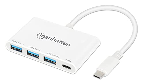 Manhattan 3-Port USB 3.0 Typ-C Hub mit Power Delivery von Manhattan