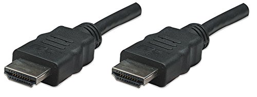 Manhattan 306126 High Speed HDMI Kabel Stecker auf Stecker geschirmt 3 m schwarz von Manhattan