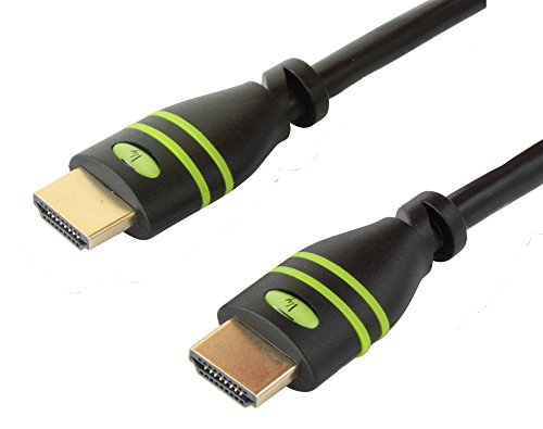 Manhattan 323192 High Speed HDMI-Kabel mit Ethernet-Kanal (HEC ARC 3D 4K) HDMI-Stecker auf HDMI-Stecker geschirmt schwarz 1 m von Manhattan